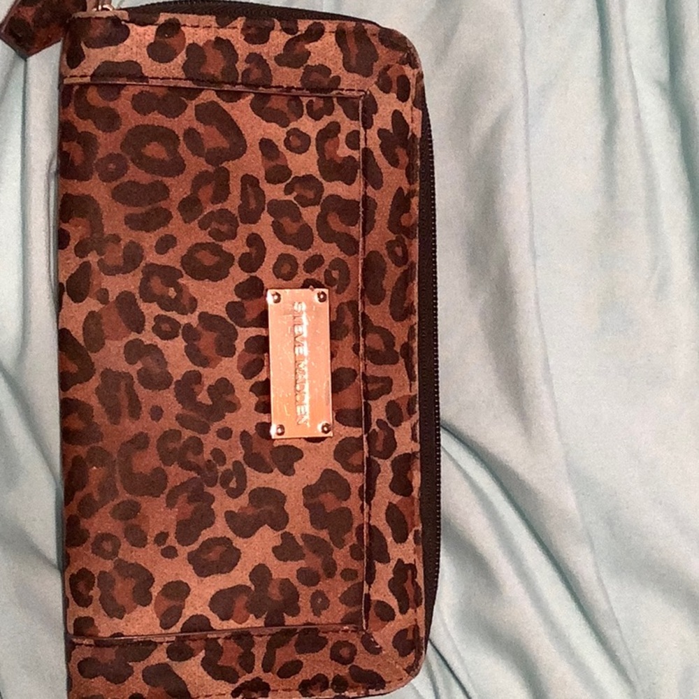 Steve Madden Leopard Print Wallet. In Google Cond… - image 1